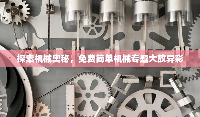探索机械奥秘，免费简单机械专题大放异彩
