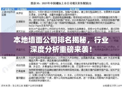 本地墙面公司排名揭秘，行业深度分析重磅来袭！