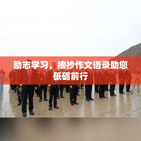 励志学习，摘抄作文语录助您砥砺前行