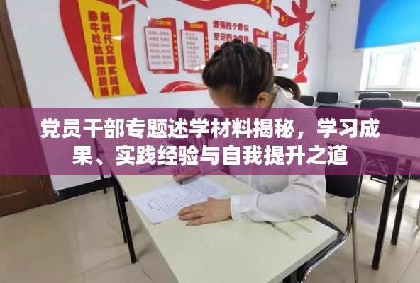 党员干部专题述学材料揭秘，学习成果、实践经验与自我提升之道
